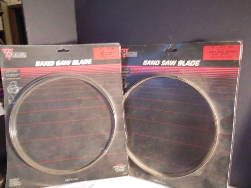 Lot of 2 morse band saw blades zclc14 and zclb06 for sale