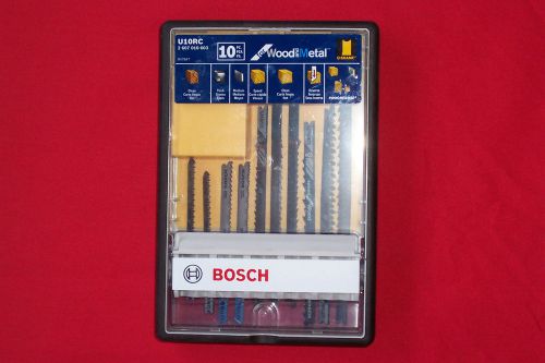 Bosch 10 piece wood/metal saw blades