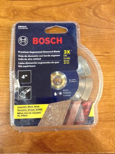 Bosch DB441C Premium Segmented Diamond 4&#034; Saw Blade Masonry Concrete Block