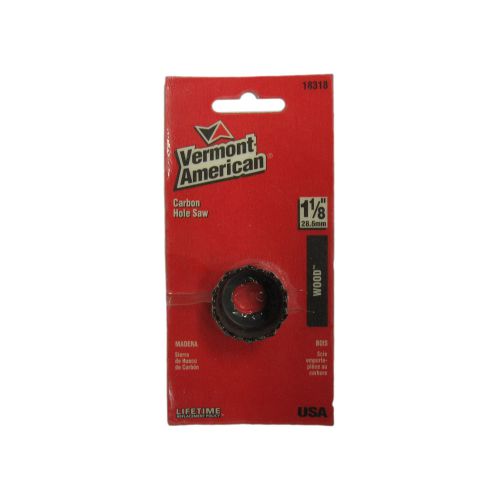 VERMONT AMERICAN 18318 Wood™ Carbon Steel 1-1/8&#034; Hole Saw