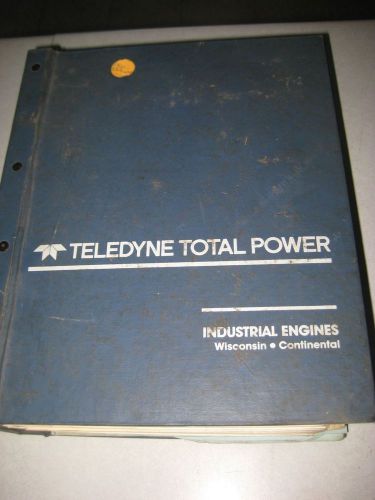 VINTAGE WISCONSIN ROBIN TELEDYNE TOTAL POWER PARTS MANUALS LARGE BINDER