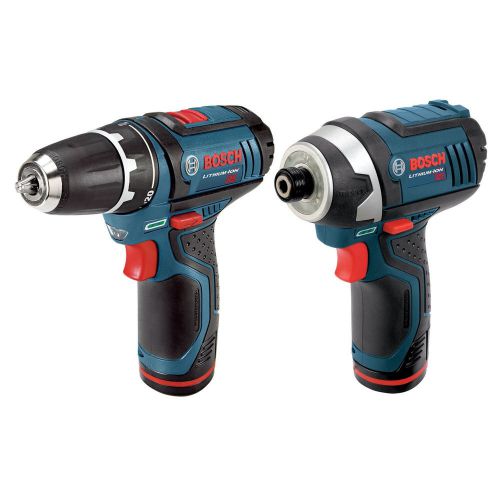 Bosch clpk22-120 12v max cordless lithium-ion 2-tool combo kit for sale