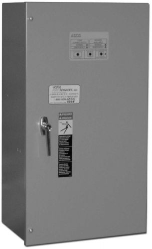 ASCO 104A 480V NEMA-1 300 series transfer switch 104 Amp 480 volt 3 pole