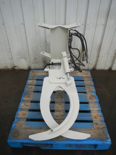 HYDRAULIC LOG TREE PIPE GRAPPLE HOOK ATTACHMENT