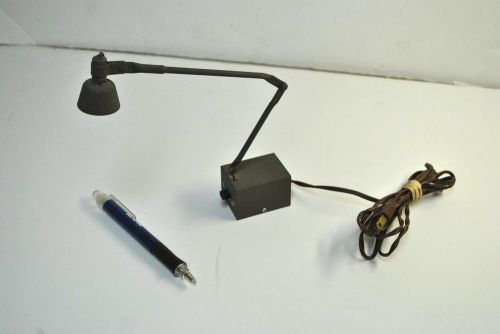 Vintage Industrial MINIATURE Articulating  Lamp - WORKING- 1 INCH SHADE