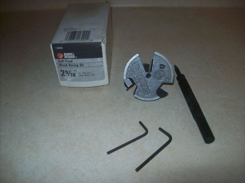 BLACK &amp; DECKER SELF - FEED WOOD BORING BIT TOOL , 2 - 9/16