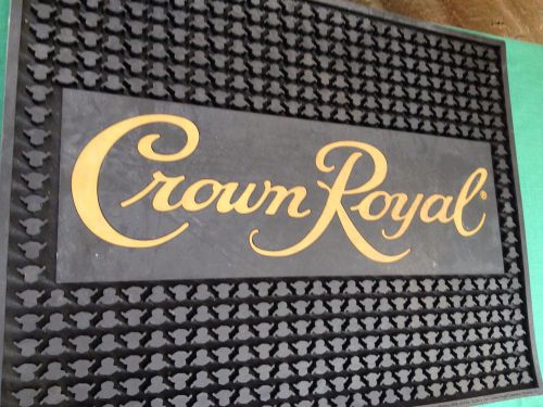 Crown Royal Black Bar Mat Home /business