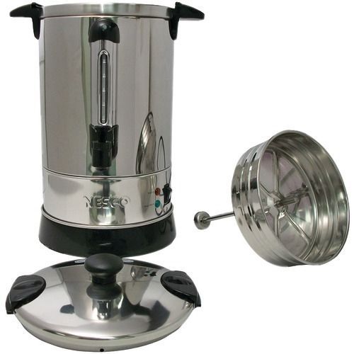 Nesco 30-Cup Coffee Urn!~Stainless Steel~SHIPS WORLDWIDE!~LOOK @ FEATURES!