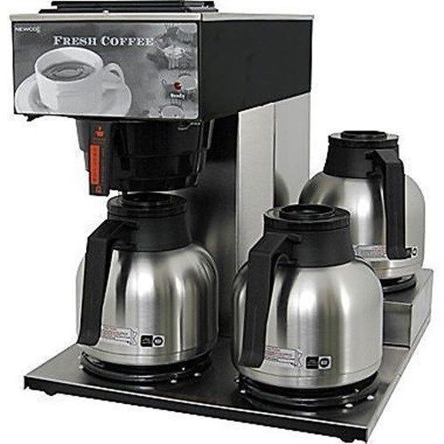 Newco 3-Station Carafe12-Cup Coffee Brewer AKH-3TC