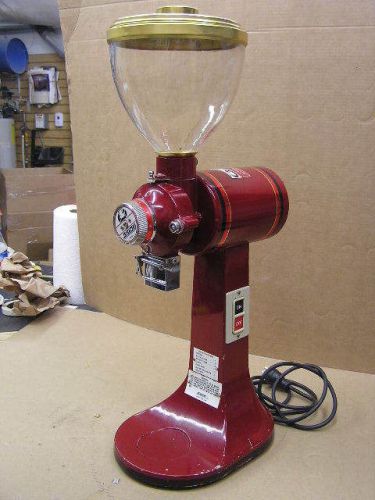 Used jericho j-500 heavy duty commercial grade coffee grinder glass hopper nice! for sale