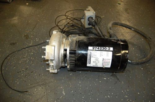 Hobart Dishwasher 2 HP Pump Motor W/ WIRING! 274230-2, 3 Phase 60 Hz 3450 RPM