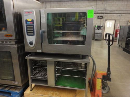 Rational scc62g combination gas oven with stand for sale