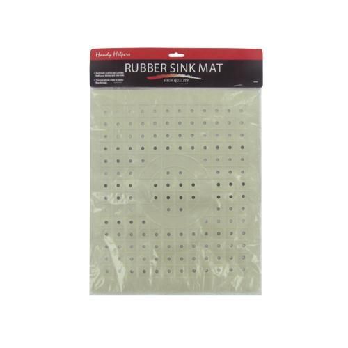 Square rubber sink mat handy helpers for sale