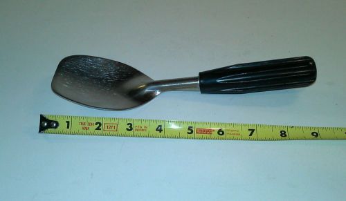 NICE! Williamson stainless ice cream spade server w/black plastic handle