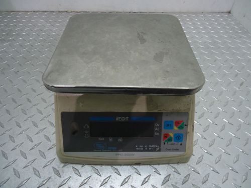 ACCUWEIGH PPC-200W DIGITAL PORTION SCALE WASHDOWN 10LBS CAP. *USED*