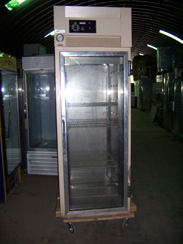 Used mccall commercial 1 section heated holding cabinet w/ glass door for sale