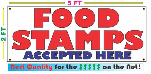 FOOD STAMPS ACCEPTED HERE Banner Sign 4 NEW Business Now OPEN convience store