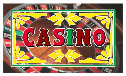 Bb708 casino banner shop sign for sale