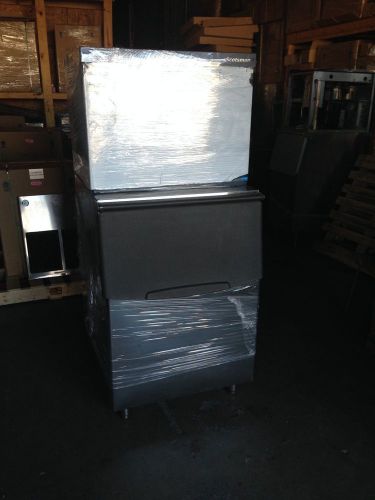 New scotsman - c0630sa-32b &amp; b500 776 lb prodigy ice cube machine and ice bin for sale