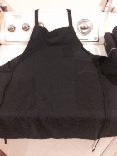Lot of 35 Black Aprons, Some with Pockets, Great Condition!!!