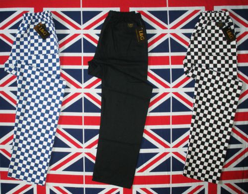 Pack 3 chef pants trousers. diff. colors l&amp;g 8.99 each! for sale