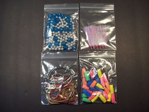 5,000 ziplock poly bags 3&#034;x4&#034; reclosable 2 mil clear jewelry storage best price for sale