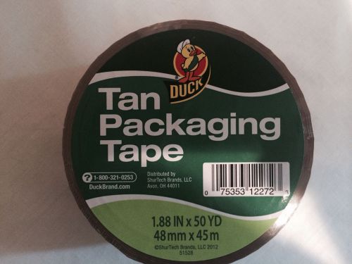1 Roll of Tan Duck Packing Tape 1.88 in x 50 Yards