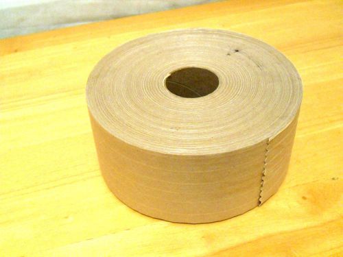 One roll 3&#034; wide 450 ft long (150yards) gummed threaded reinforced shipping tape for sale
