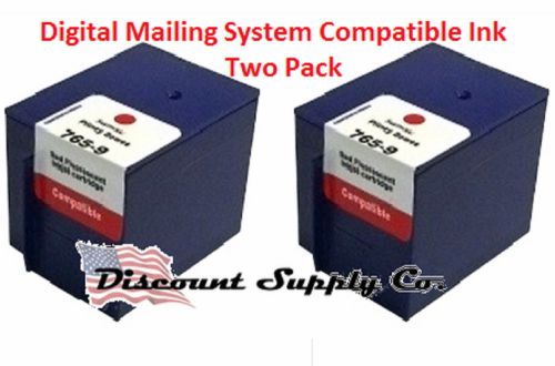 Digital mailing system 765-9 pitney bowes red postage ink 2pk/two pack for sale