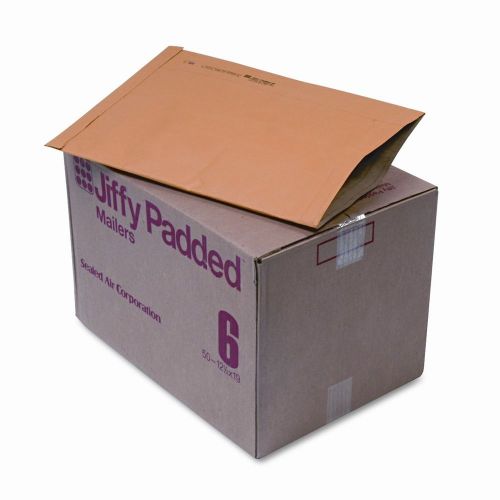 Sealed Air Corporation Jiffy Padded Mailer, Side Seam, #6, 50/Carton