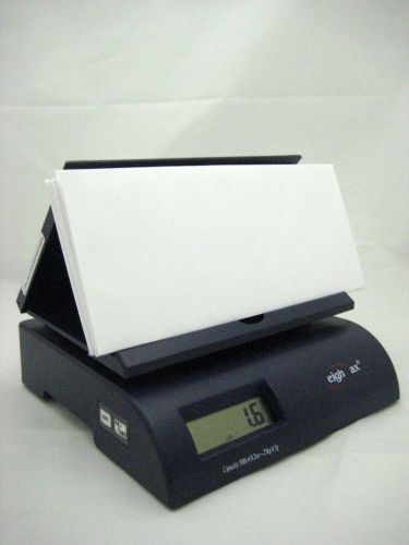 50 Pound Capacity Weighmax Weigh Postal Shipping Scale Blue Grams Ounces Mail
