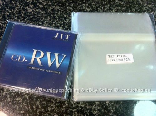 500 pcs standard cd jewel case cello cellophane / poly bopp bags sleeves for sale