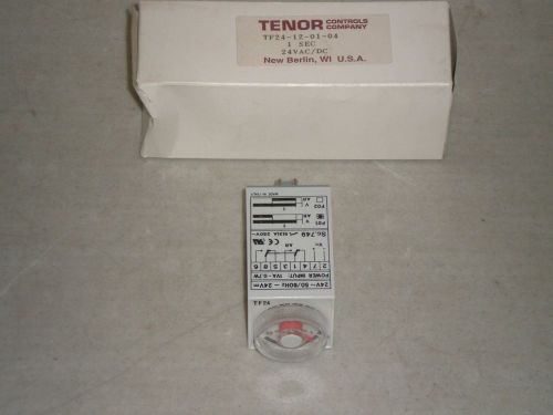 New! Tenor TF24-12-01-04 Timer 1 Sec. 24VAC/DC Free Shipping! TF24120104
