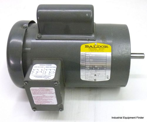 Baldor VL3505 Industrial Motor 115/230V 1/2HP 1140RPM 1PH *NEW*