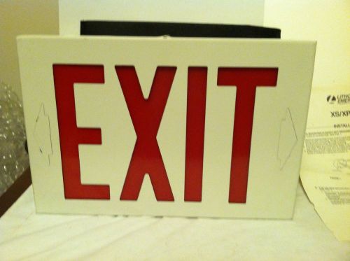 SIGNATURE BRAND EXIT SIGN FOR PARTS ONLY LAMPS INCLUDED-MO. ES2R 120