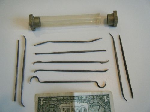 Nicholson Swiss made Needle file tool set for GUN GUNSMITHING VINTAGE WINCHESTER