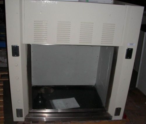 6 ft. chemical fume hood with epoxy top and base cabinets in excellent condition for sale