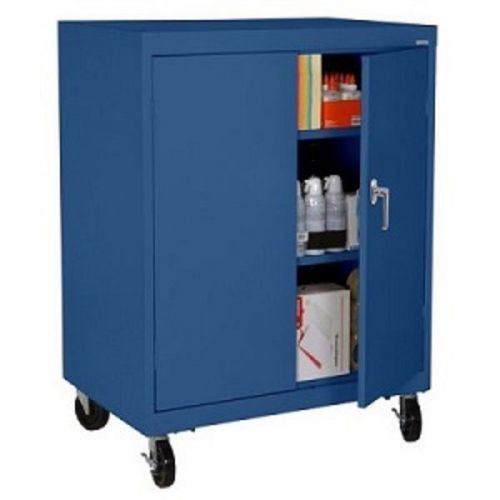 SANDUSKY LEE MOBILE WORK HEIGHT CABINET BLUE- TA21362442-06