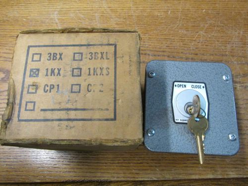 NEW NOS MMTC 1KX Tamperproof Industrial Key Switch 15A 125-250VAC