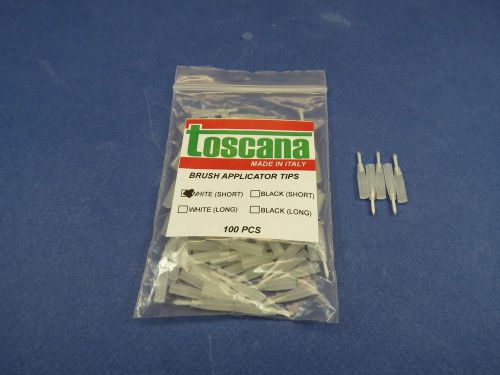 Dental brush applicators tips white long bag /100 toscana original for sale