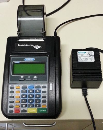HYPERCOM Model T7PLUS CREDIT CARD MACHINE with Original Power Supply