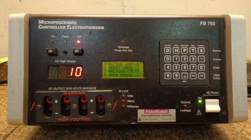 FisherBiotech Microprocessor Controlled Electrophoresis FB702