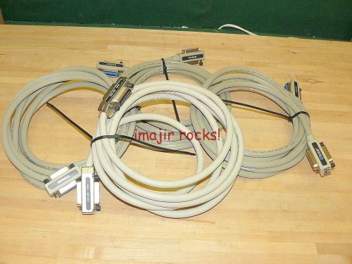 4 EACH GPIB INSTRUMENT CABLES 12-FOOT LONG 4-METERS LONG A GREAT DEAL!