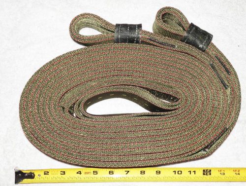 New 20&#039; military tow strap 22,000lb 11 ton semi farm towing industrial free ship for sale