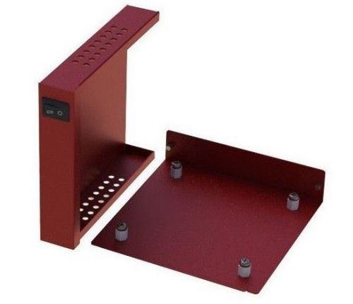Red diy project high quality steel electronic enclosure box 3.25x4.064x0.810&#034; for sale