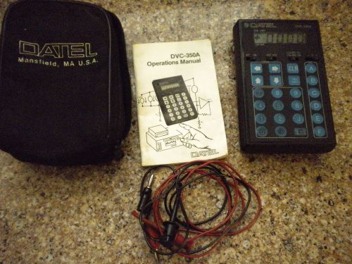 Datel DVC-350A Hand-Held Voltage Calibrator w/ Case &amp; Manual