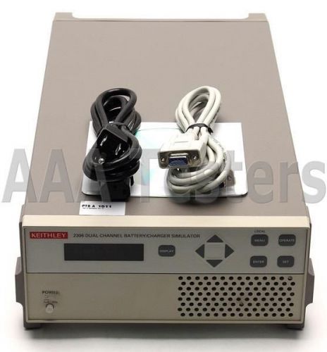 Keithley Model 2306 Dual Channel DC Power Battery Charger / Simulator