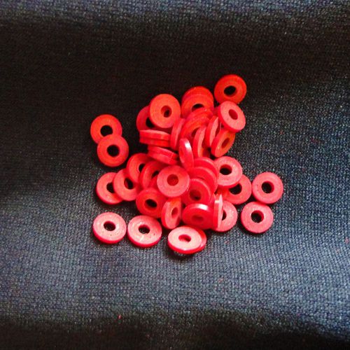 small rubber washer 3/32 red EPDM flat machine .093 ID USA Made