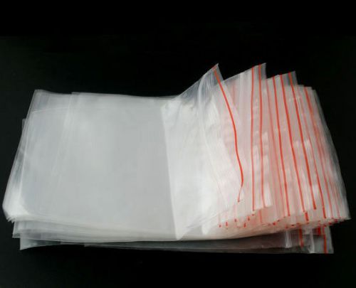 500 Self Sealing Zip Lock Plastic Bags 10x13cm