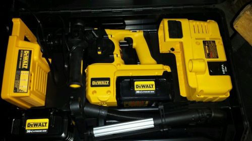Brand new 36v DEWALT SDS hammer drill with dust collector.  With case and 2 bat.